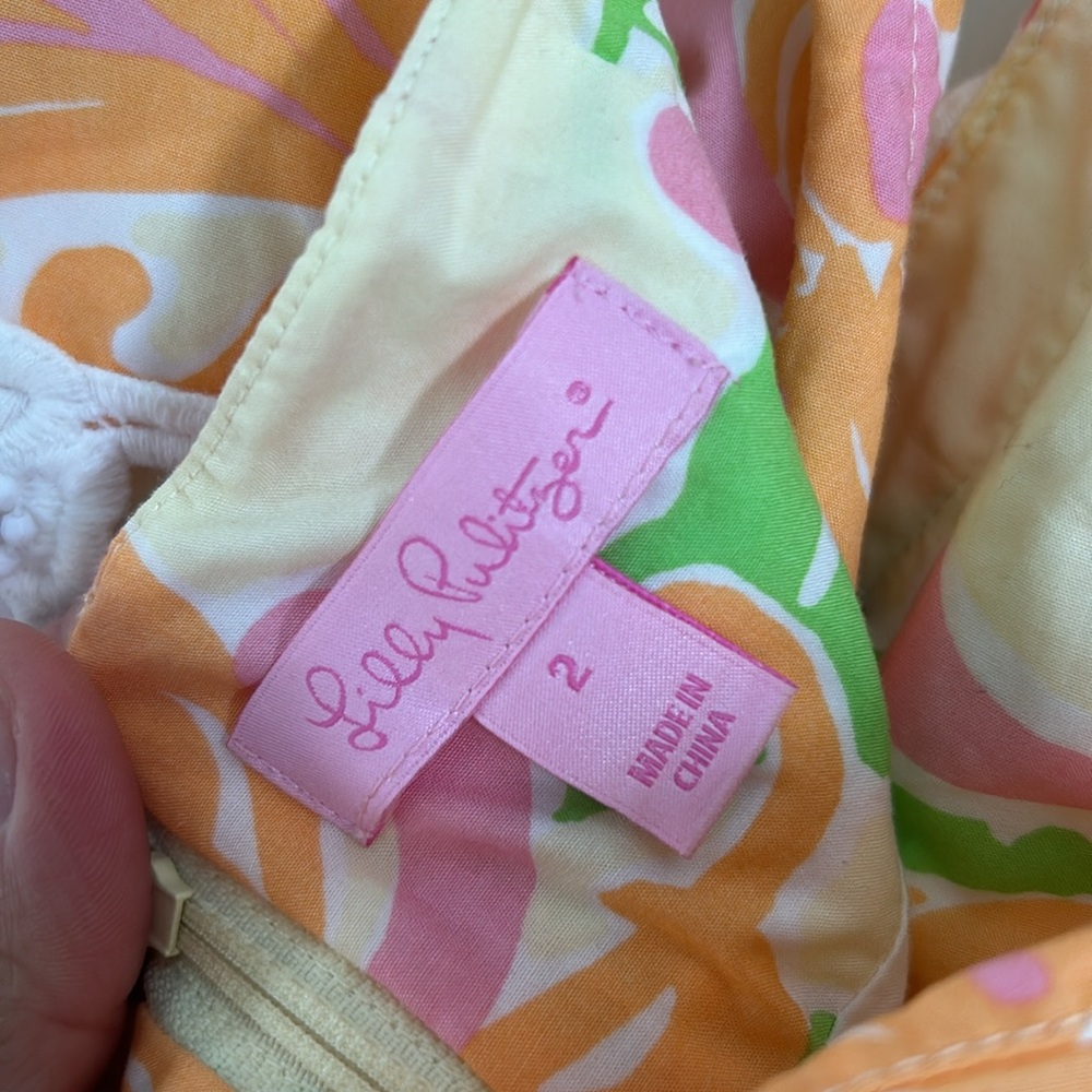 ⚜️ Lilly Pulitzer halter dress sz 2 - Picture 3 of 12